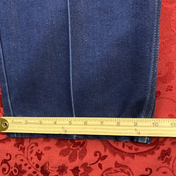 Vintage Y2k FUBU Baggy Jeans Mens 40x34 Blue Raw Denim Skater Wide Leg - Picture 9 of 14